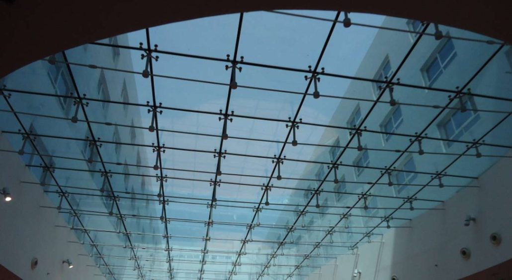 سقف شیشه ای اسپایدر